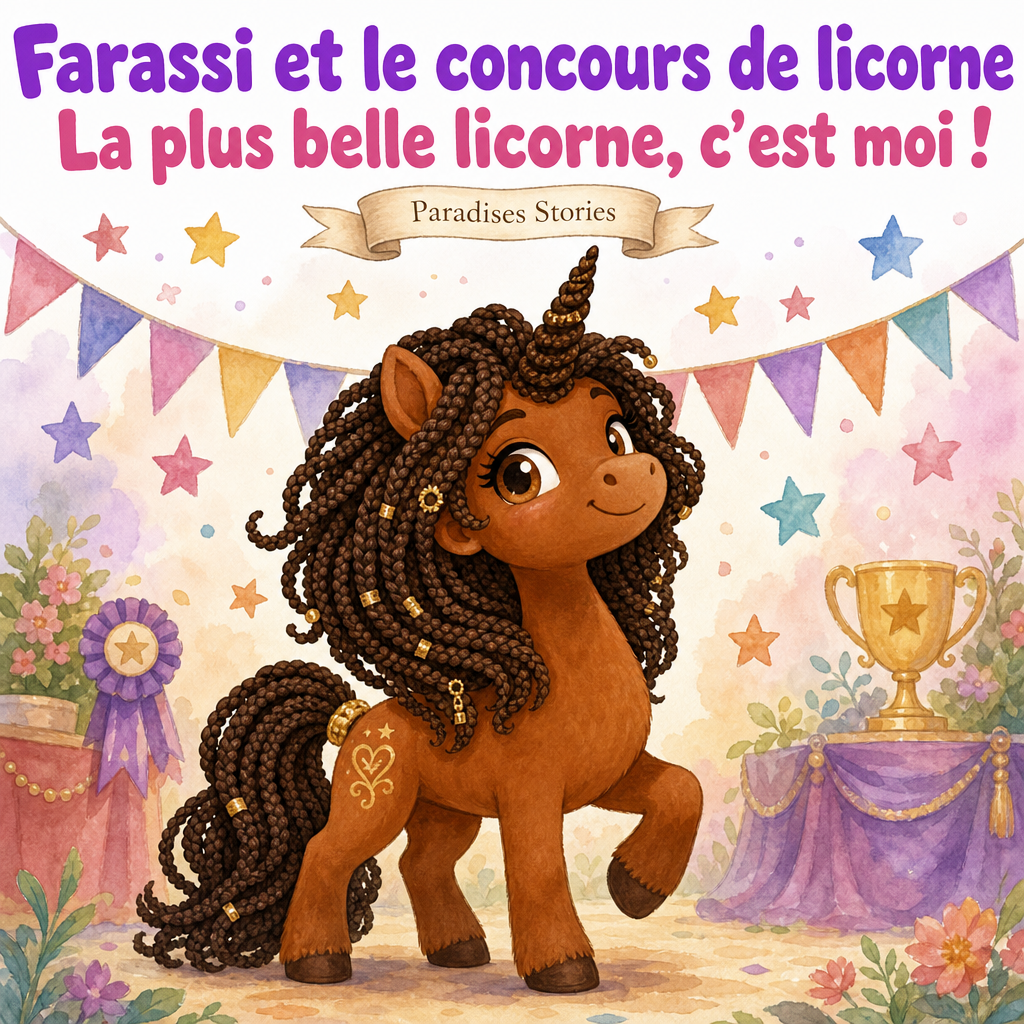 Couverture du livre Farassi et le concours de licorne