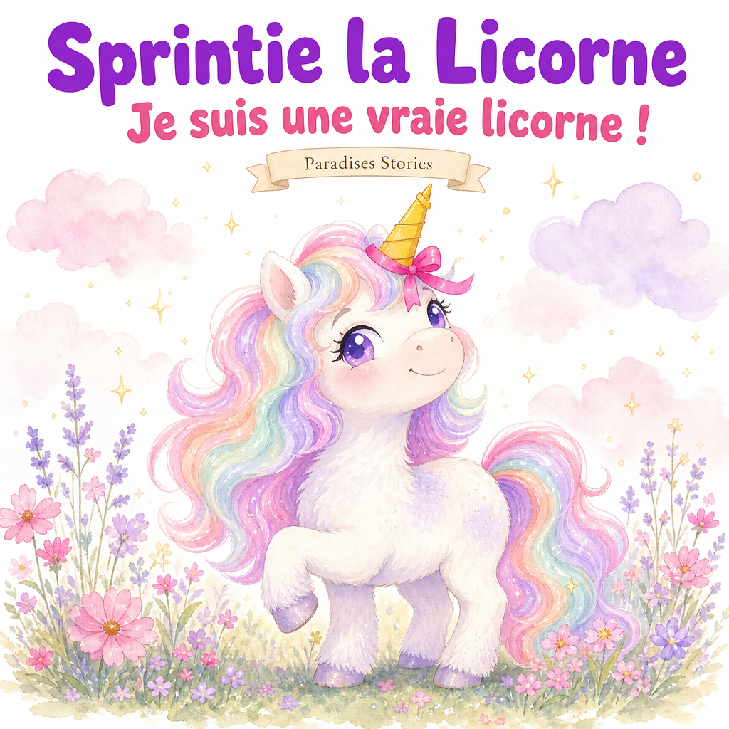 Couverture du livre Sprintie la Licorne