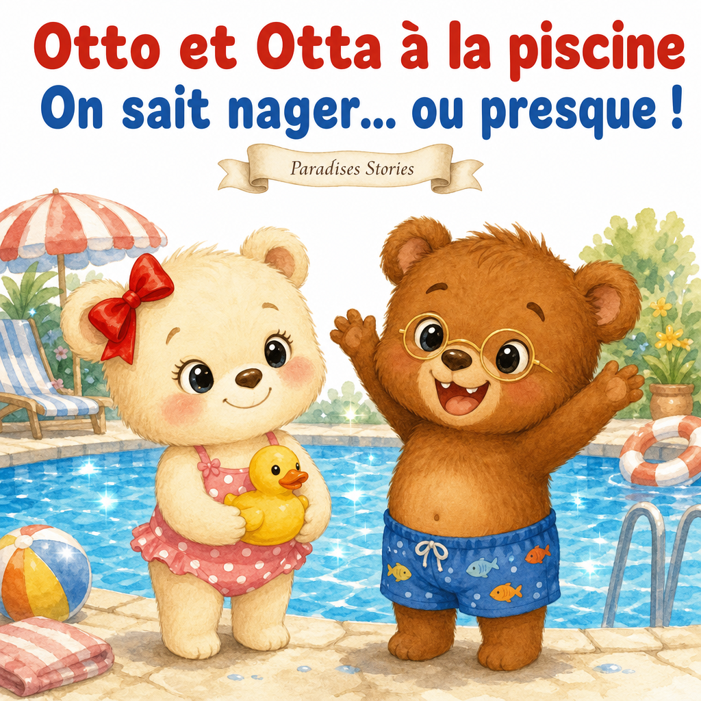 Couverture du livre Otto et Otta à la piscine