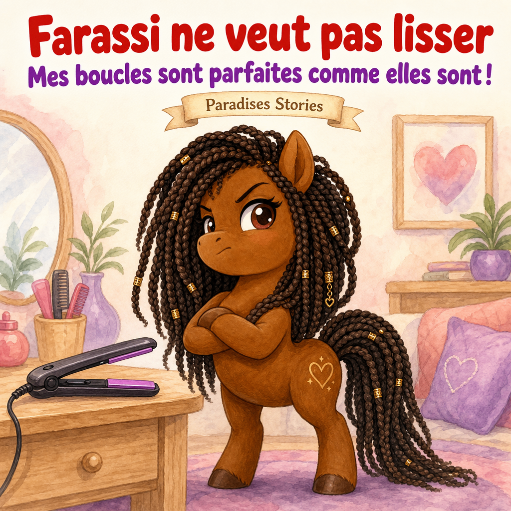 Couverture du livre Farassi ne veut pas lisser